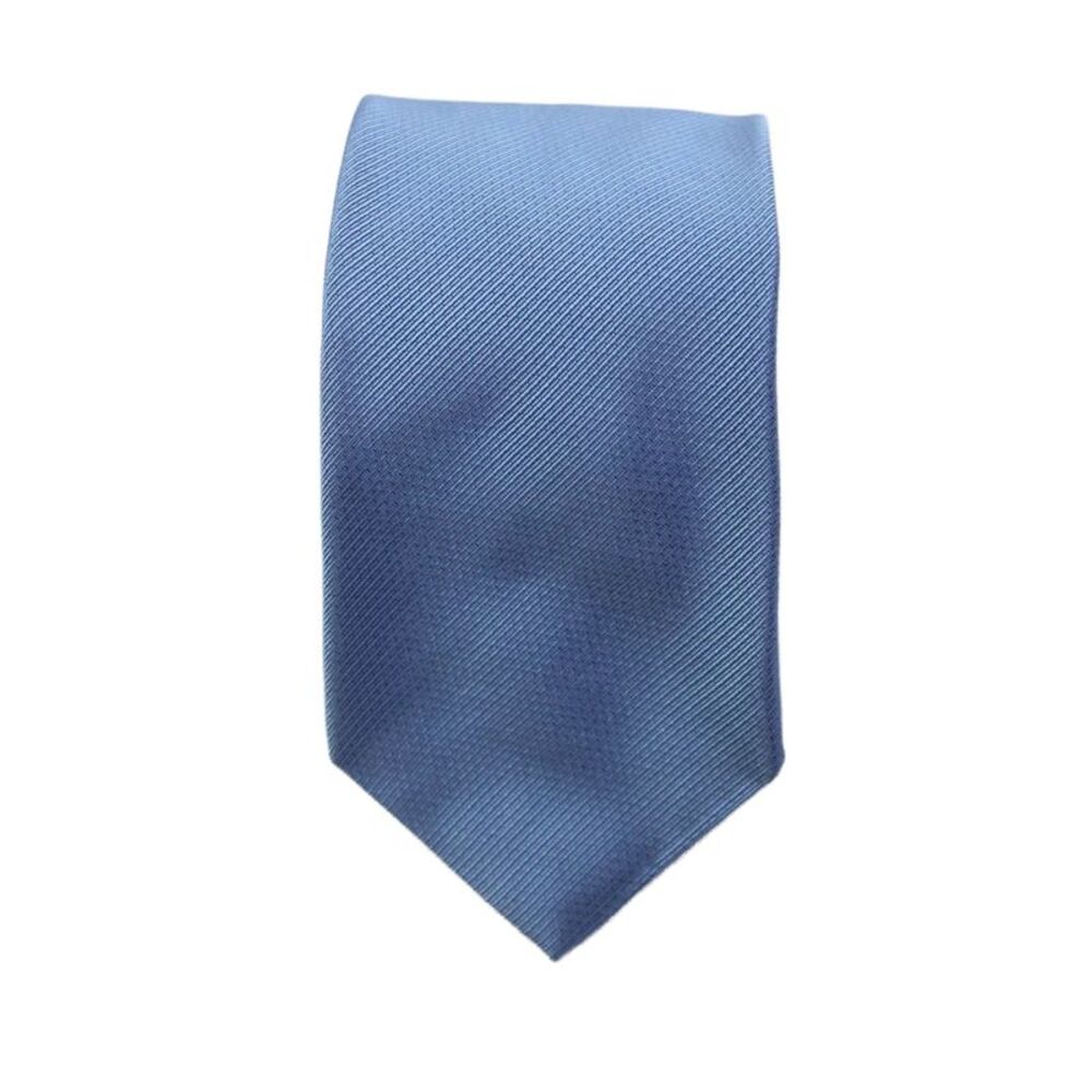 Lambertson Truex Mens Silk Wide Necktie Sky Blue